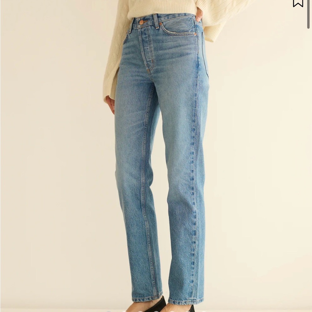 DOEN DIANA MID RISE JEAN -- MARVILLE WASH